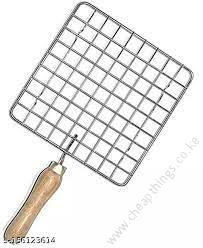 Stainless Steel Gastop Roasting Grill / Papad Jari (Square) - Image 2
