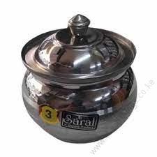 Stainless Steel Ghee Pot (Anmol) No 1 (100ml)