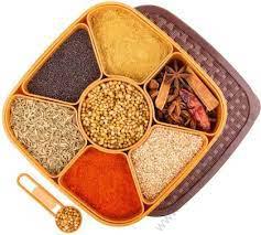 Plastic Spice Tin with Lid 19cm