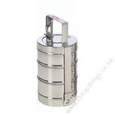 Stainless Steel Bombay Tiffin 11x4