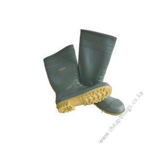 Delta Steel Toe Gumboots Green