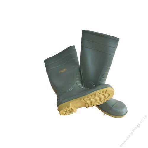 Delta Steel Toe Gumboots Green
