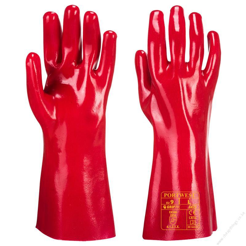PVC Gloves 18″