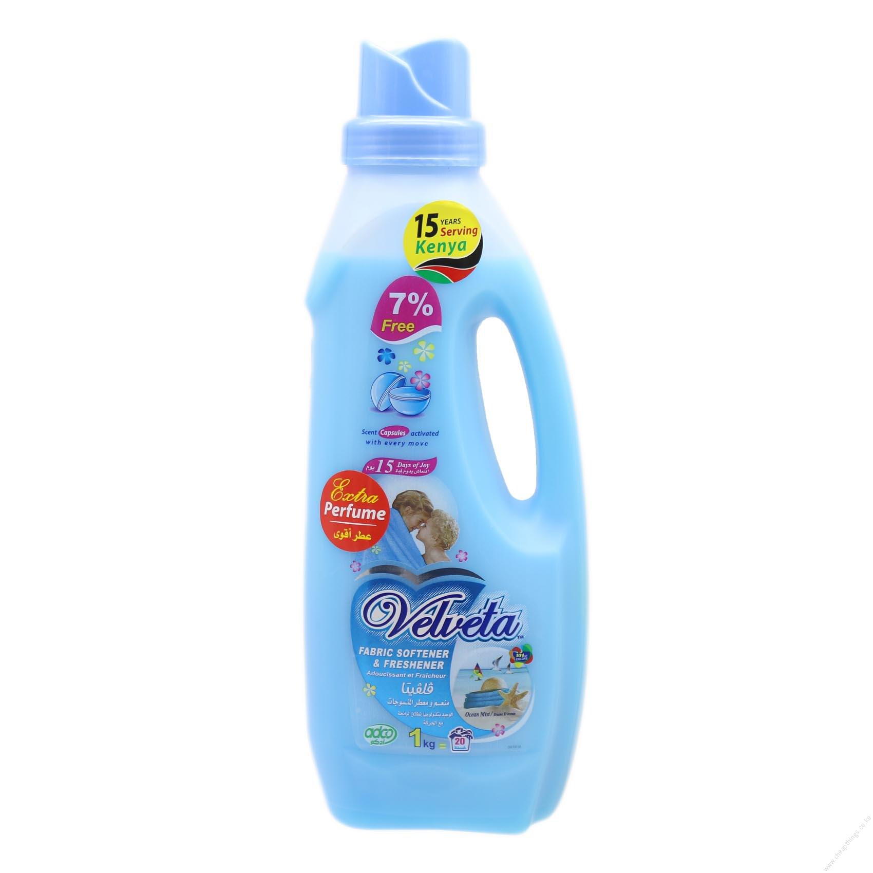 VELVETA OCEAN FABRIC SOFTENER 1l