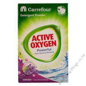 Carrefour Lavender Active Oxygen Top And Front Load Detergent Powder 1.5kg