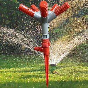 Sprinkler With a Spike Stand