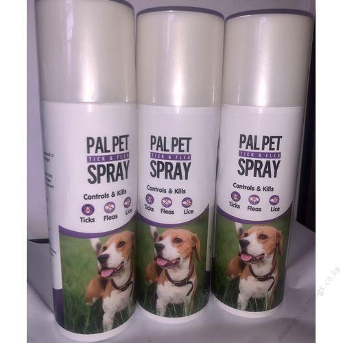Pal Pet Ticks And Flea Spray 200ml