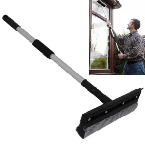 10 inch, 3ft Sponge and Squegee Telescopic Window Cleaner