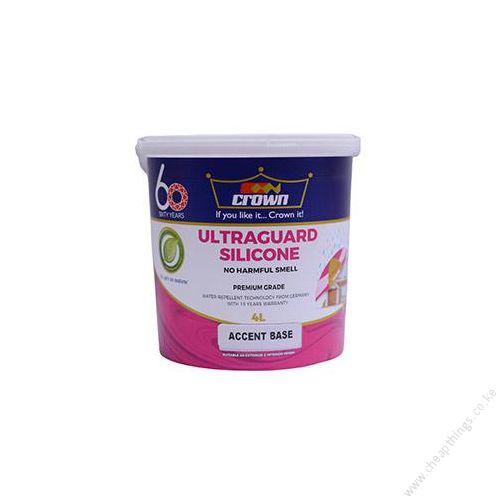 Crown Permacote Ultraguard Rain-Proof Silicone Paint 4L
