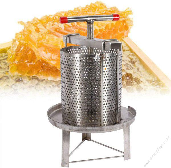 Open Barrel Honey Press