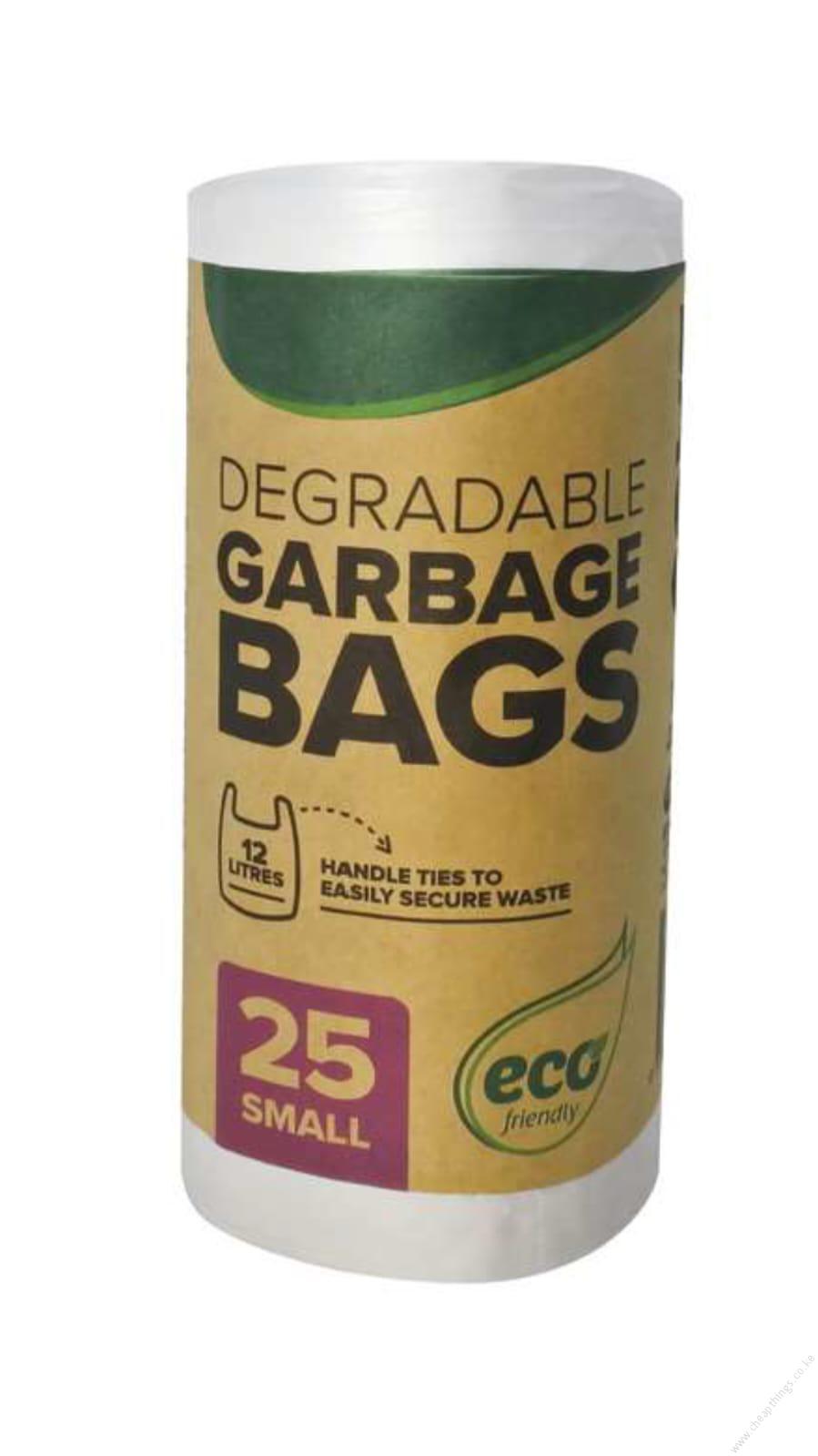 Degradable Garbage Bags 25 Small White 12L.