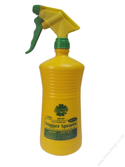 Flower Italian Multipurpose Trigger Sprayer Yellow 1L