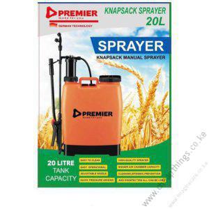 Premier Knapsack Manual Sprayer Yellow 20L