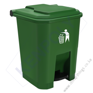 Pedal Garbage Bin Green 30L