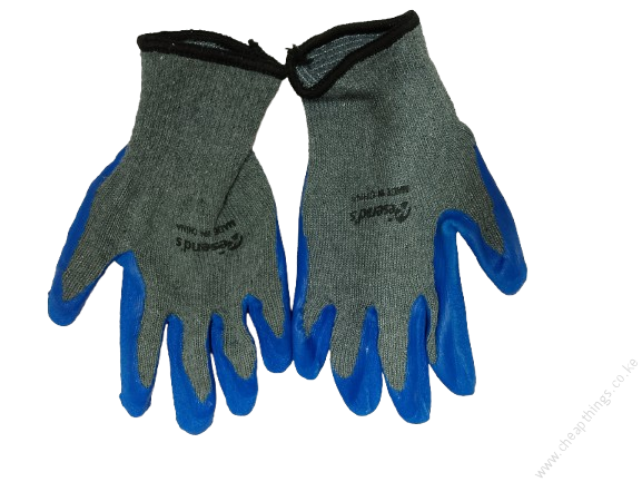 Diamond Grip Gloves Large Blue