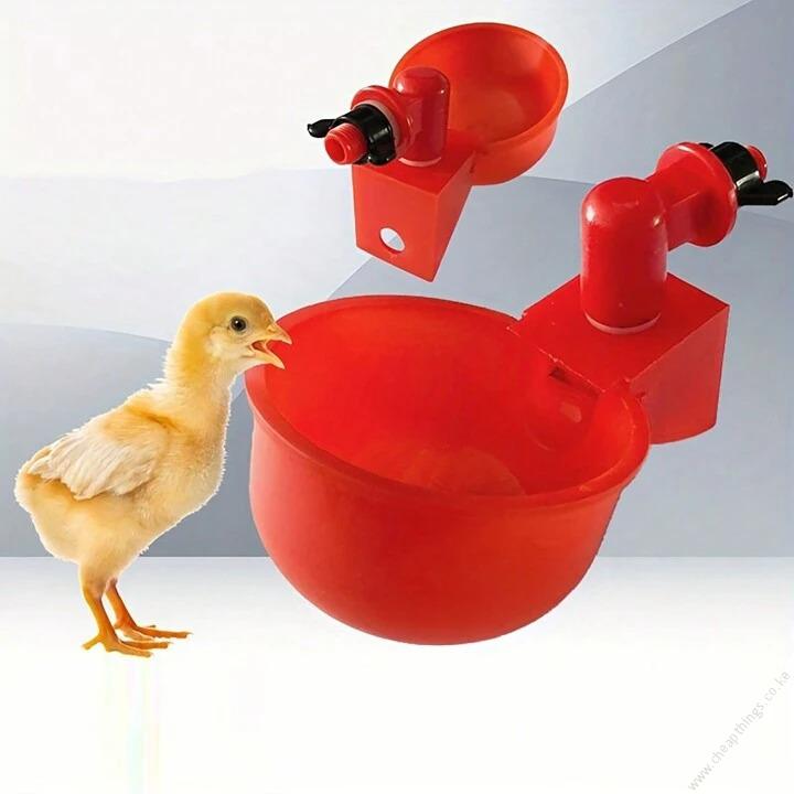 Automatic Poultry Drinker Cups for Hens, Ducks, Quails, Pigeons / Self-Refilling Water Dispenser / Bee Waterer, Bee Watering Station - Image 2