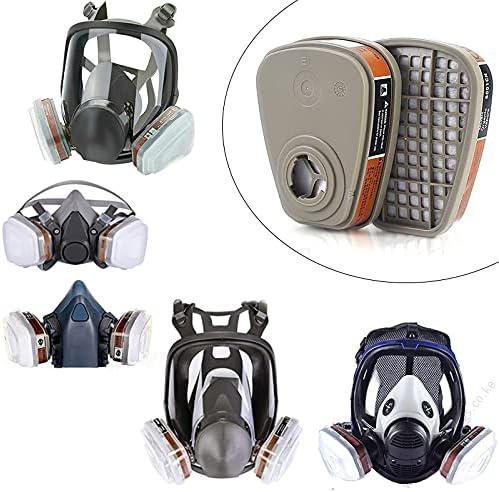 6001 Organic Vapor Cartridge with Activated Carbon Filters for 6100/6200/6800/7502/FF402 Gas Masks - 2pcs - Image 10