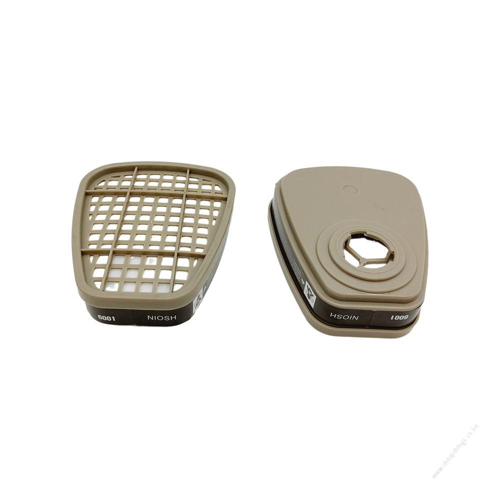 6001 Organic Vapor Cartridge with Activated Carbon Filters for 6100/6200/6800/7502/FF402 Gas Masks - 2pcs - Image 4