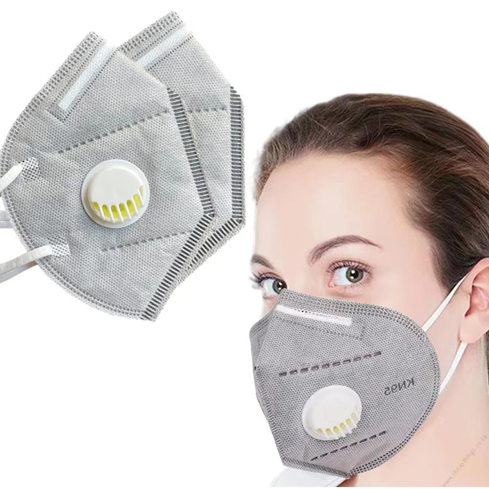 KN95 Mask Valved 3M Gray 1pc