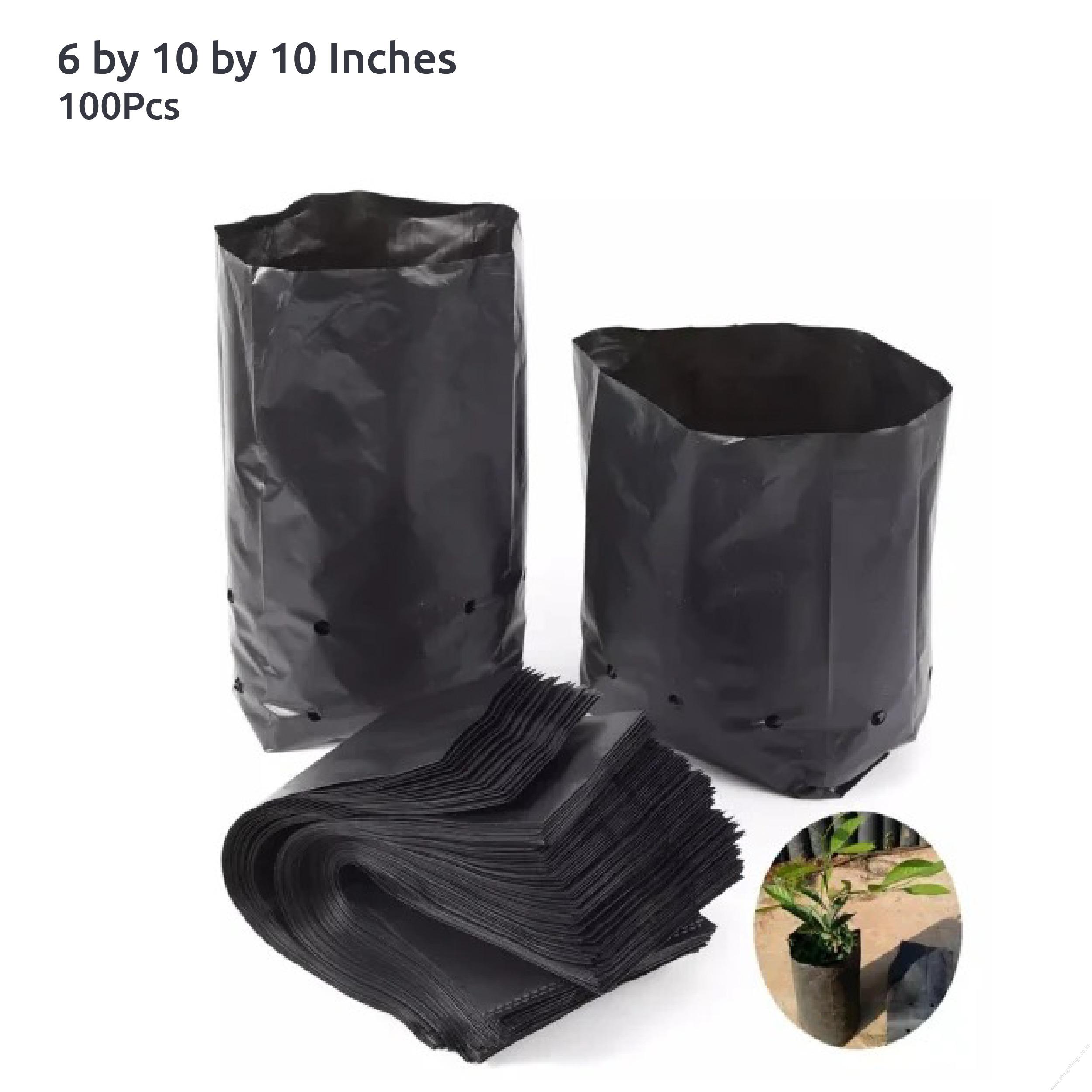 Seedling Bags 6x10x10 (Packet of 100 Pieces)