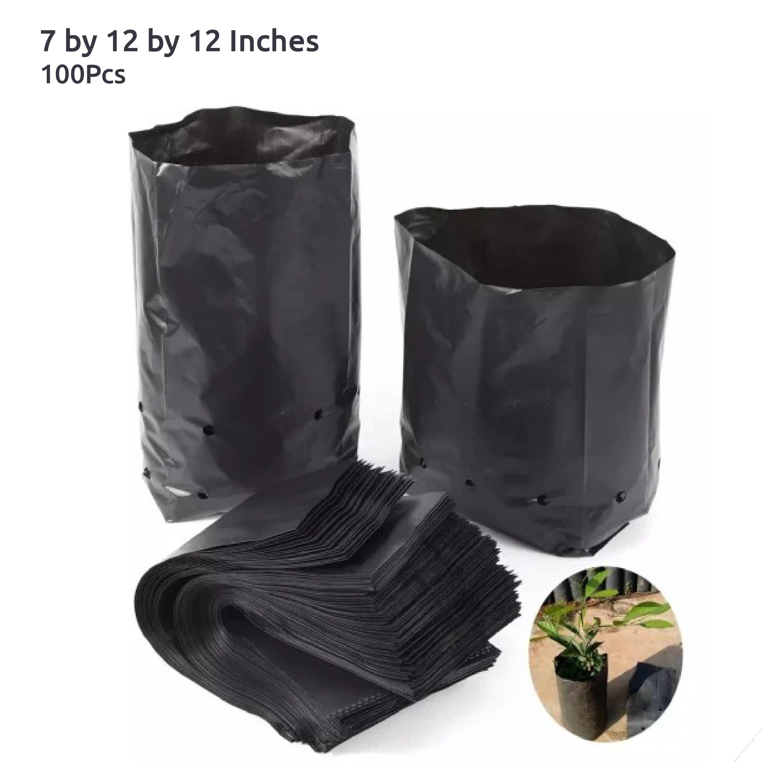 Seedling Bags 7x12x12 (Packet of 100 Pieces)